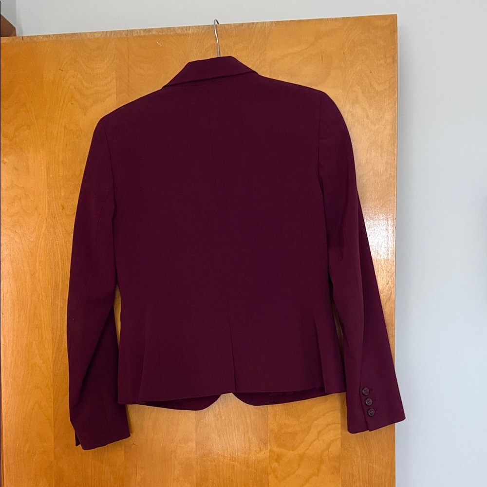 Nine West Rich Burgundy Blazer - Picture 3 of 5